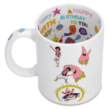 Majin Buu Mug “Majin Buu, Patrick Star and Aladdin” – Dragon Ball Super parody