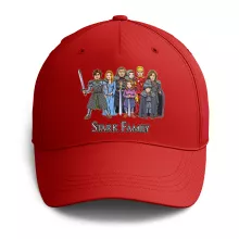 Eddard Cap “Eddard, Catelyn, Robb, Sansa, Arya, Brian, Rickon and Tony Stark (Robert Downey Jr Caricature)” – Game of Thrones parody