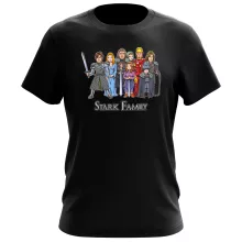 T-shirt Eddard « The Stark Family (With Robert Downey Jr Caricature) » – Parodie Game of Thrones