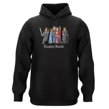 Sweat à capuche Eddard « The Stark Family (Avec Robert Downey Jr dans le rôle de Tony) » – Parodie Game of Thrones