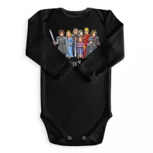 Body bébé manches longues Eddard « The Stark Family (Avec Robert Downey Jr dans le rôle de Tony) » – Parodie Game of Thrones