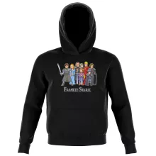Sweat à capuche Enfant Eddard « The Stark Family (Avec Robert Downey Jr dans le rôle de Tony) » – Parodie Game of Thrones