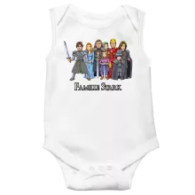 Body bébé Eddard « The Stark Family (Avec Robert Downey Jr dans le rôle de Tony) » – Parodie Game of Thrones