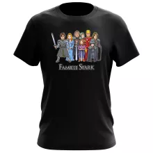 T-shirt Eddard « The Stark Family (Avec Robert Downey Jr dans le rôle de Tony) » – Parodie Game of Thrones