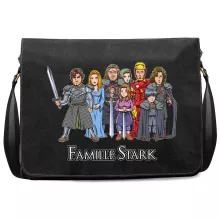 Sac à bandoulière Eddard « The Stark Family (Avec Robert Downey Jr dans le rôle de Tony) » – Parodie Game of Thrones