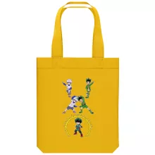 Borsa Tote Bag in cotone organico Parodie di Manga