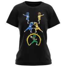 T-shirt Femme Power Ranger « Une fusion colorée... » – Parodie Power Rangers