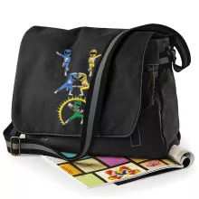 Gelb Power Ranger Schultertasche “Gelb Power Ranger, Blau Power Ranger und Grün Power Ranger” – Parodie auf Power Rangers