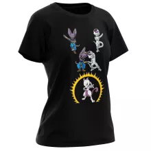T-shirt Femme Beerus « Fusion féline... » – Parodie Pokémon