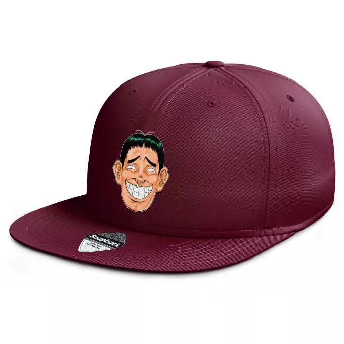 Casquette Rap Snapback Parodie Manga Design Grimaces Baka - Les Rois de la Grimace Vol.5