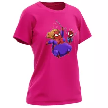 Damen T-shirt “Die Spinne und Frau Spinne” – Parodie auf Die Spinne