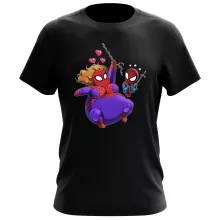 T-shirt “Spider-Man en Spider-Woman” – Spider-Man parodie