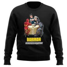 Pull Iron Man « Barman, le super Héros du quotidien ! » – Parodie Batman