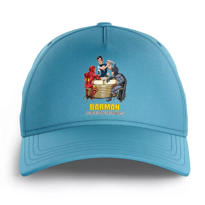Casquettes Enfants Parodie Batman Barman, le super Héros du quotidien ! - Iron Man, Batman et...Barman