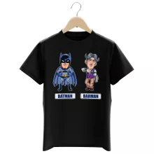 T-shirt Enfant « Les 2 Super-Héros de la Nuit !! » – Parodie Batman