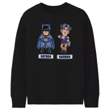 Pull Enfant « Les 2 Super-Héros de la Nuit !! » – Parodie Batman