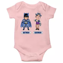 Body bébé (Filles) « Les 2 Super-Héros de la Nuit !! » – Parodie Batman