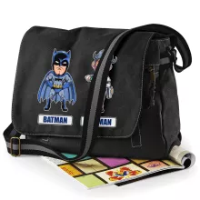 Sac à bandoulière « Les 2 Super-Héros de la Nuit !! » – Parodie Batman