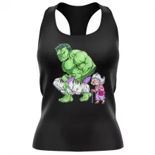 Der unglaubliche Hulk Damen T-shirt Tank top – Parodie auf MCU