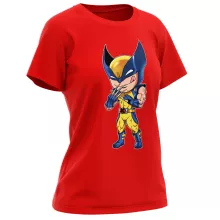Logan T-shirt för kvinnor “Logan aka Wolverine” – Parodi Wolverine - Järven