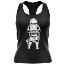 Débardeur Femme Stormtrooper « Problème pour viser... » – Parodie Star Wars