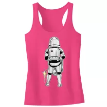 Imperial Stormtrooper Girls Kids Tank Top – Star Wars parody