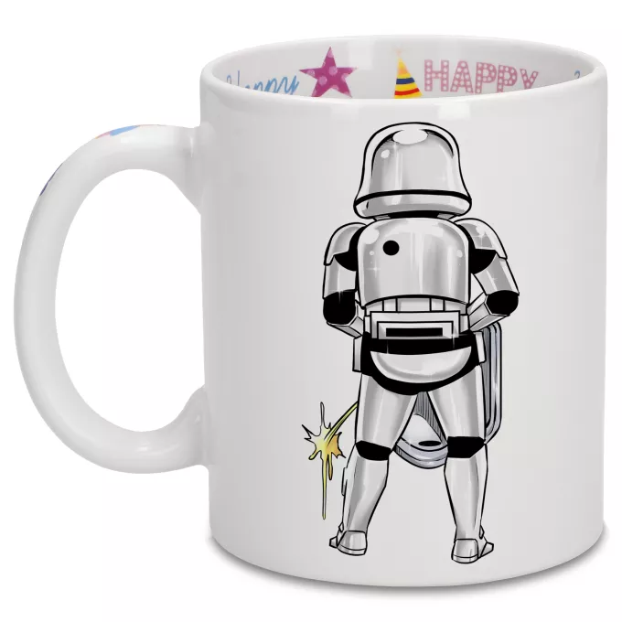 Tazas de cumpleaños Parodia Star Wars Imperial Stormtrooper