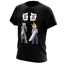 T-shirt Clad Strife Vs Sephiroth « Final Fantazizi Remake ! » – Parodie Final Fantasy VII