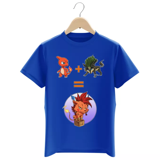 Magliette per bambini e ragazzi Paoridia Pokémon Red XIII, Link Lupo e Charmeleon