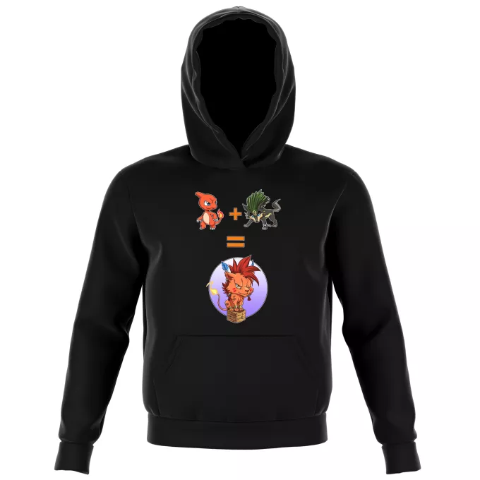 Felpe con cappuccio Bambini Paoridia Pokémon Red XIII, Link Lupo e Charmeleon