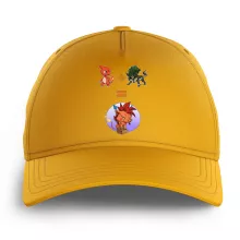Red XIII Kinder Kappe “Red XIII, Wolf Link und Glutexo” – Parodie auf Pokémon