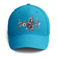 Cappello Mando “Mando il Mandaloriano aka Din Djarin, Wile E. Coyote e Beep Beep” – Parodia dei Star Wars