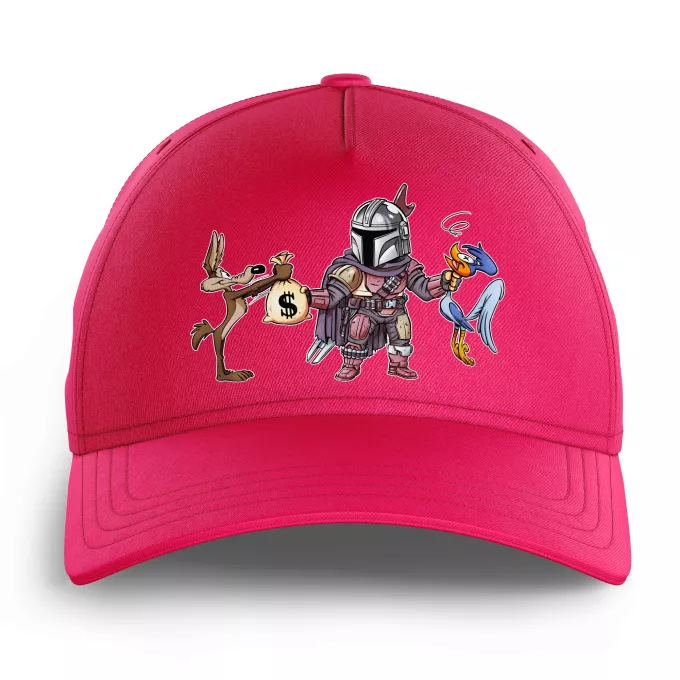 Cappelli Bambini Paoridia Star Wars Mando il Mandaloriano aka Din Djarin, Wile E. Coyote e Beep Beep