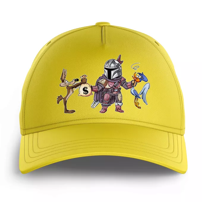 Cappelli Bambini Paoridia Star Wars Mando il Mandaloriano aka Din Djarin, Wile E. Coyote e Beep Beep