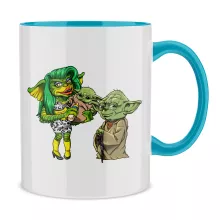 Mug Yoda « Une photo de famille venue d'une autre galaxie ! » – Parodie Star Wars
