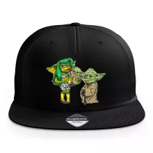Casquette Yoda « Une photo de famille venue d'une autre galaxie ! » – Parodie Star Wars