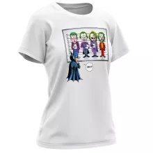 T-shirt Femme « Quand on sait pas, on dit... JOKER ! » – Parodie Batman