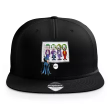 Batman Cap “Batman and The Joker (Jared Letho, Jack Nicholson, Heath Ledger und Joaquin Phoenix)” – Batman;Dark Night parody