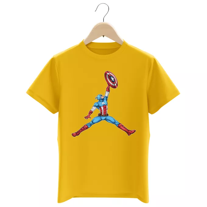 Boys Kids T-shirts Parody of Captain America Steve Rogers aka Captain America