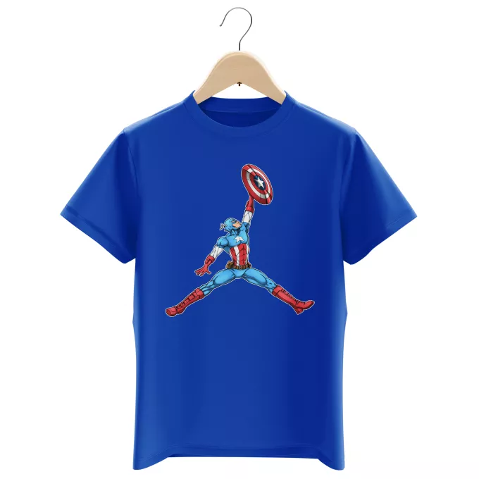 Magliette per bambini e ragazzi Paoridia Capitan America Steve Rogers aka Captain America