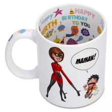 Mug Elasticgirl « Super Maman !! » – Parodie One Piece