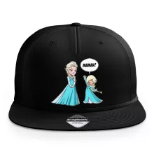 Casquette Elsa « Une Maman qui n'a pas froid aux yeux ! » – Parodie Super Mario