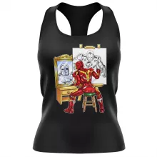 Women's Tank Top “Tony Stark - Iron Man” – Iron Man parody