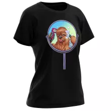 Chewbacca Women T-shirt “Chewbacca aka Chewie” – Star Wars parody