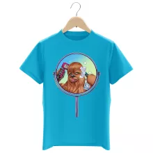 Chewbacca Kids T-Shirt “Chewbacca aka Chewie” – Star Wars parody
