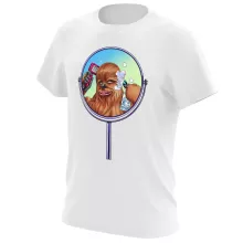 T-shirt Chewbacca « Morning Wars » – Parodie Star Wars