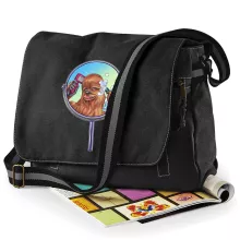 Chewbacca Messenger Bag “Chewbacca aka Chewie” – Star Wars parody