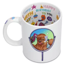 Mug Chewbacca « Morning Wars » – Parodie Star Wars