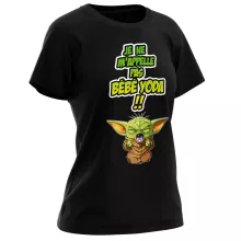 T-shirt Femme Grogu « Un cri du coeur et avec force ! » – Parodie Star Wars