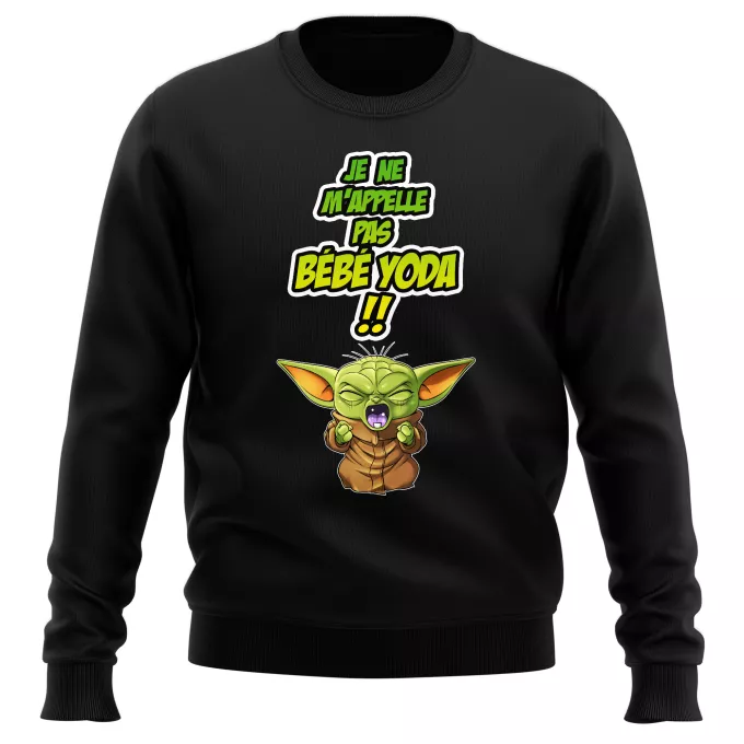 Pulls Parodie Star Wars Un cri du coeur et avec force ! - Grogu, Bébé Yoda, Baby Yoda